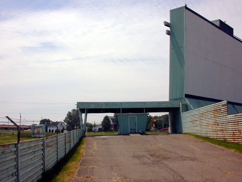 marquee and box office; taken May 31, 2000