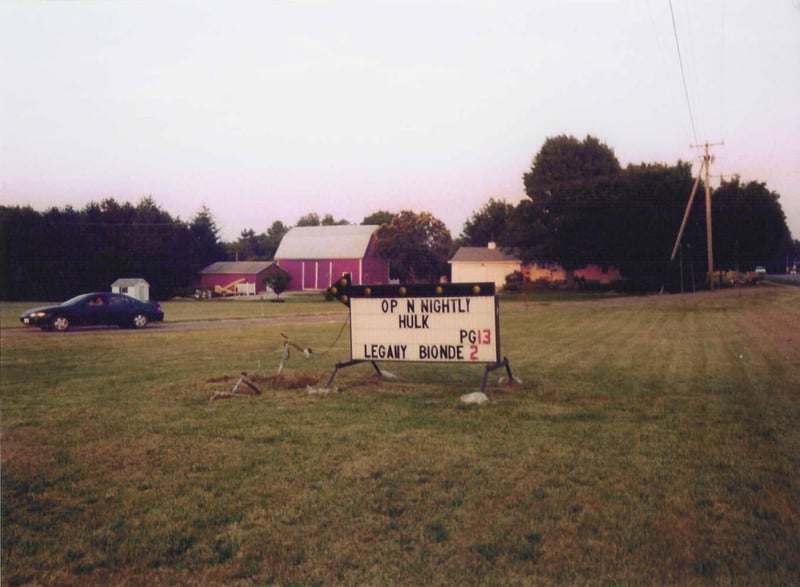 This is the marquee that the Springmill uses now. The old one was torn down. See the previous photo submissions for photos of the old marquee.