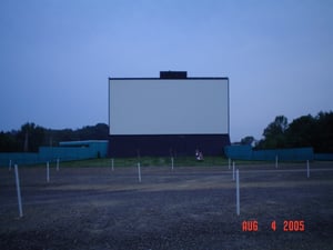 Here's the screen with a fresh coat of paint. The screen looked so bad in 2003, I thought they were getting ready to close. Please see my past photo submissions for a look at the screen before it was painted.