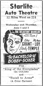 Newspaper Ad from the Tiffin Advertiser-Tribune 1947