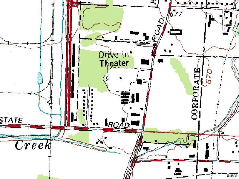 TerraServer map of former location on Cincinnati-Dayton Rd just north of Oxford State Rd.