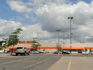 Home Depot now on former site