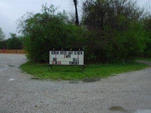 lane sign