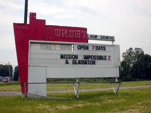 marquee; taken May 31, 2000