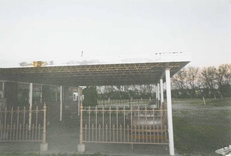 seating area in front of the concession stand