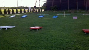 FREE game area at the Field of Dreams Drive-In Theater - Tiffin.