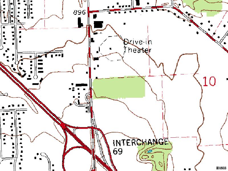 TerraServer map of former site on S CR-25A just north of I-75