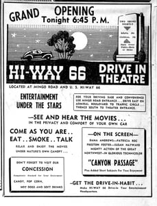 This ad is from the Tulsa Tribune of Aug 21 1947 the opening night of the theater