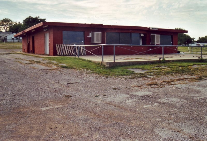 "West" concession building with porch