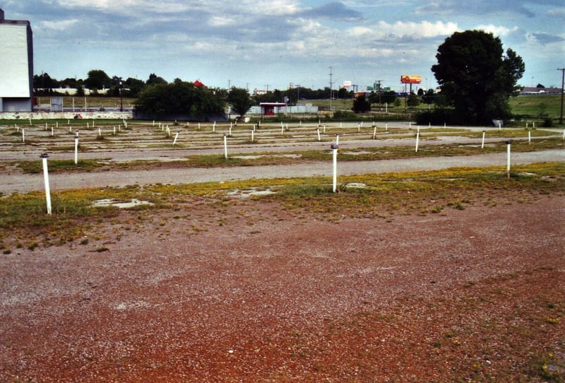 View east in the direction of the ticket booths