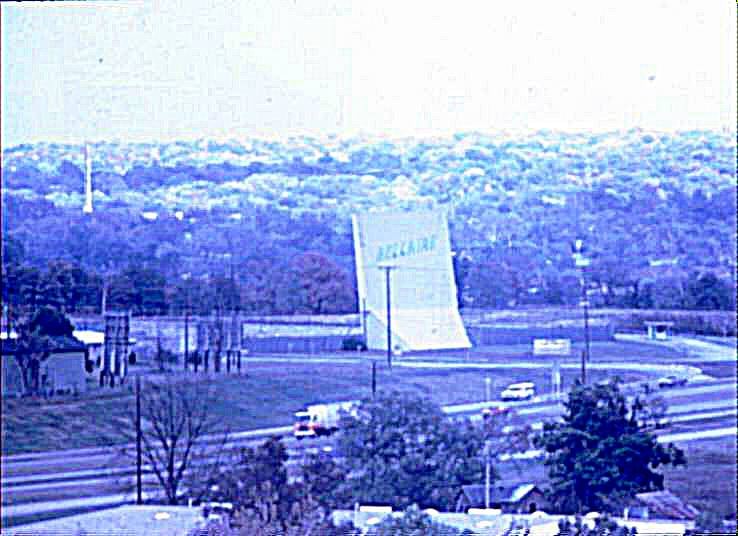 Tulsa's Bellaire Drive-in. Photo taken by my father.