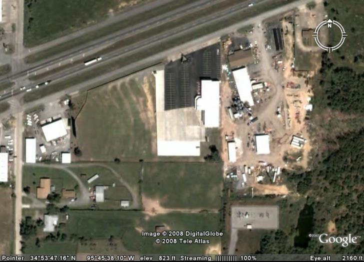 Aerial view a few ramps left