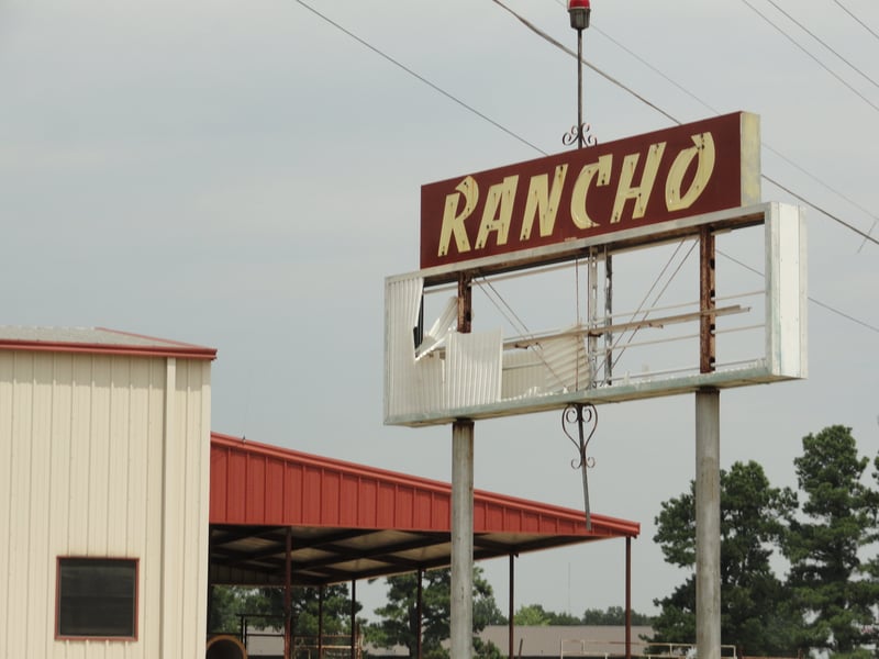 close up of former marquee