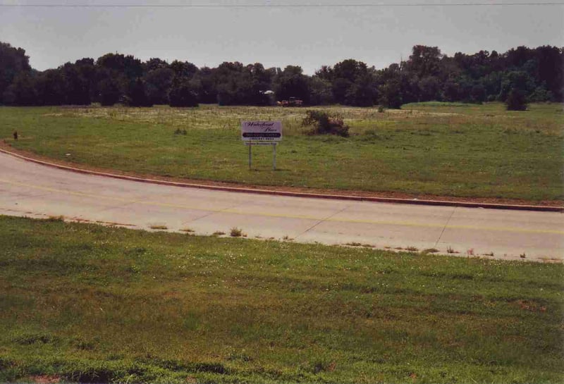 Picture of the field taken from an elevated position of Hwy. 9