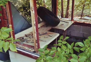 A peek into the ticket booth