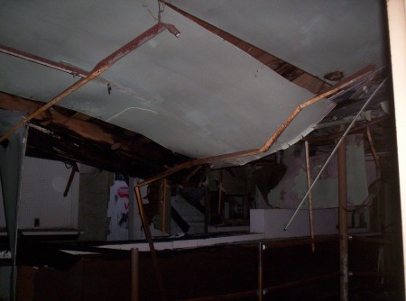 Inside shot of snack bar