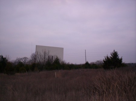 screen from east side of lot
