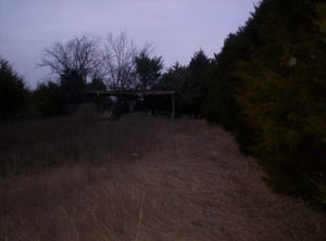 entrance looking from inside to outside (west)