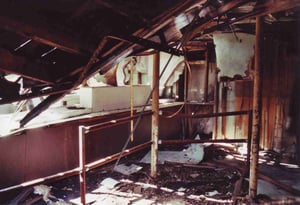 Interior of snack bar