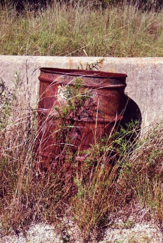 Trash bin still waiting to be filled