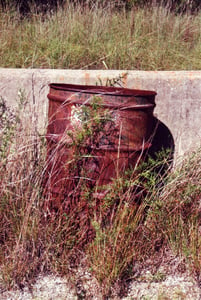 Trash bin still waiting to be filled