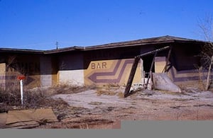 "No Popcorn Tonight" taken by George Hershey. Dad was very saddened to see one of the finest drive-in theatres ever built in such disrepair. Many happy memories of fun nights out at this marvelous place.