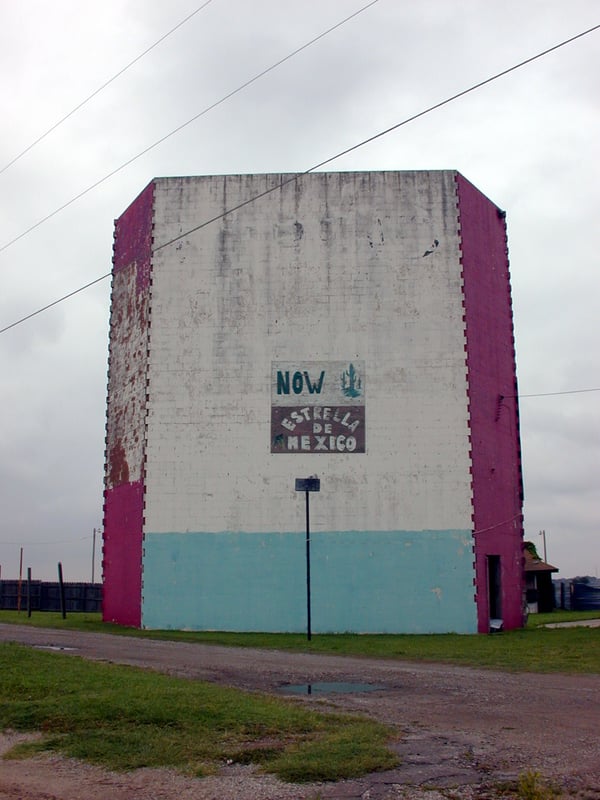 Back of screen tower