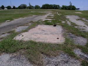 Foundation for the Ticket Booth.