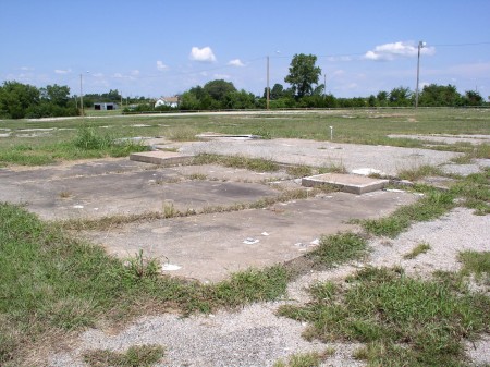 Foundation for the Concession Stand/Projection Booth.