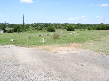 Cement Blocks for the Screen. No Buildings of this Drive In Survive. All Demolished.