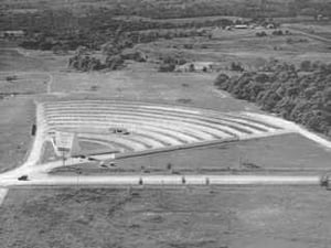 aerial photo. Photo from the Roger Rice collection.