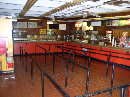 Inside the Concession Stand. Real Clean Place.!!