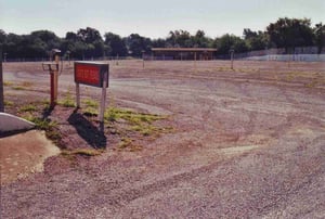 View of the perfect field and concession/projection building