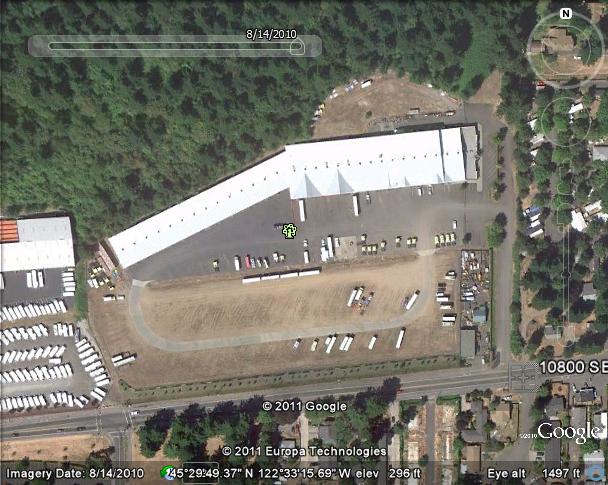 Recent Google photo of the former site of the 104th Street Drive-In in Portland, Oregon.