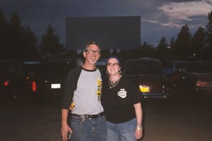 Brian & Christine Francis. 3rd generation drive-in family