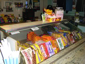 99W Drive-Ins Concession Stand Candy on 09-03-16.