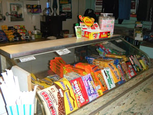 99W Drive-Ins Concession Stand Candy on 09-03-16.