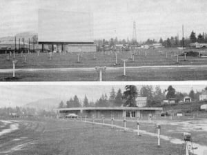 Two views of the Foster Road.