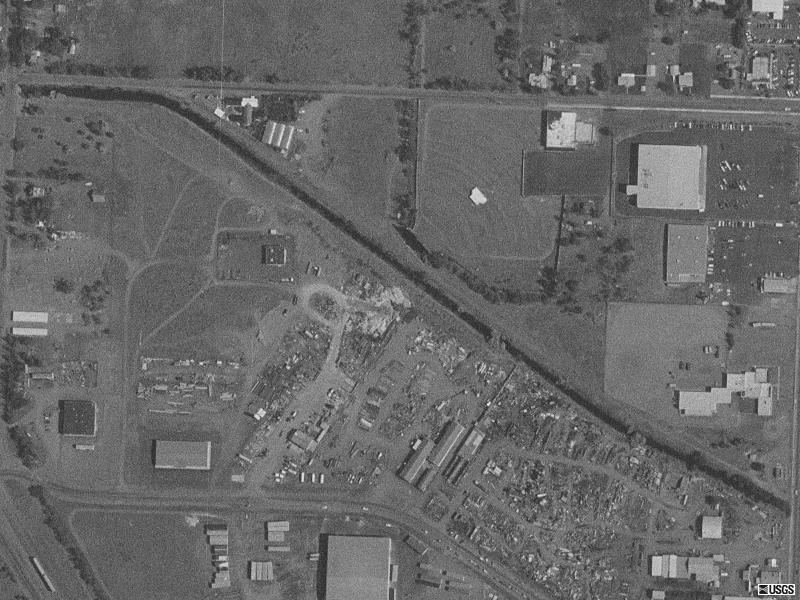Aerial shot from 1994. Doesn't appear to be in operation then...