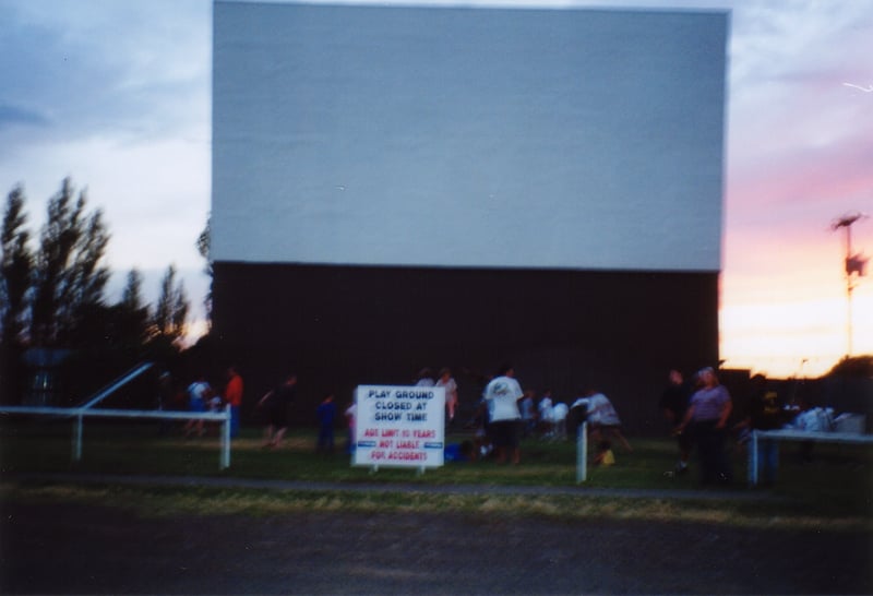 The M-F Drive-in at sunset, Post cover from August 19, 1961, and other momentos