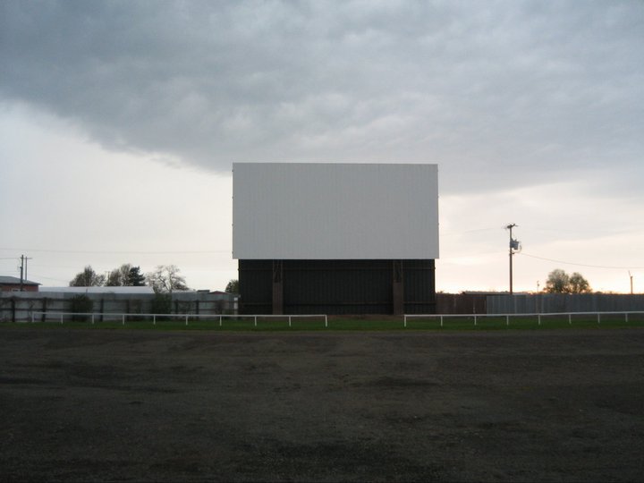 The community helped to have the screen rebuilt after a wind storm knocked it down.