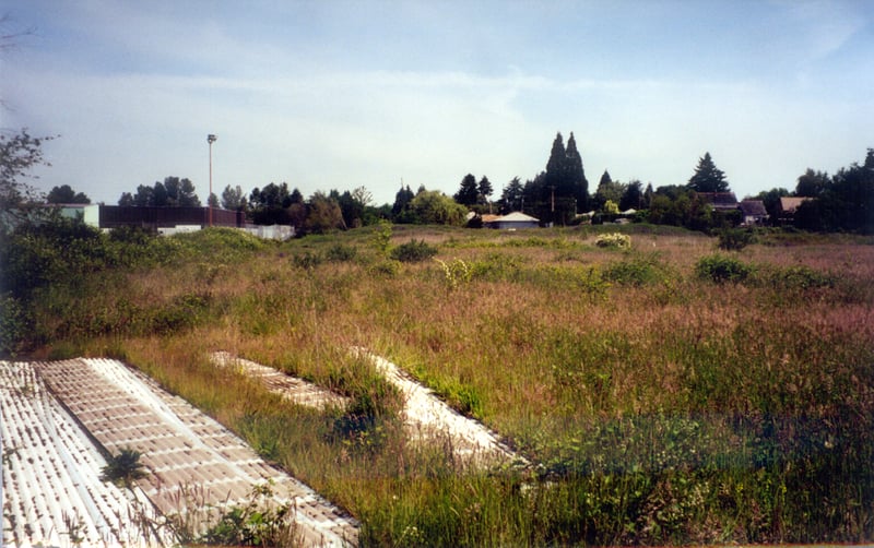 looking north from screen 2 to screen 1