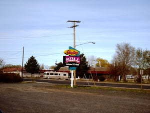 Site of drive-in now Glory Day's Pizza