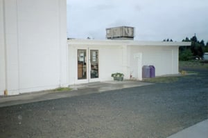 Snack bar/theater entrance. The box office was right in front of it.