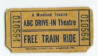Ticket for free train ride.