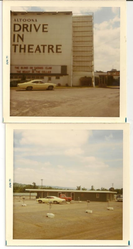 My Best friend's parents managed the Altoona Drive In. Denny Stefanon and I grew up there. I was home on Leave from the Air Force when I took these pictures