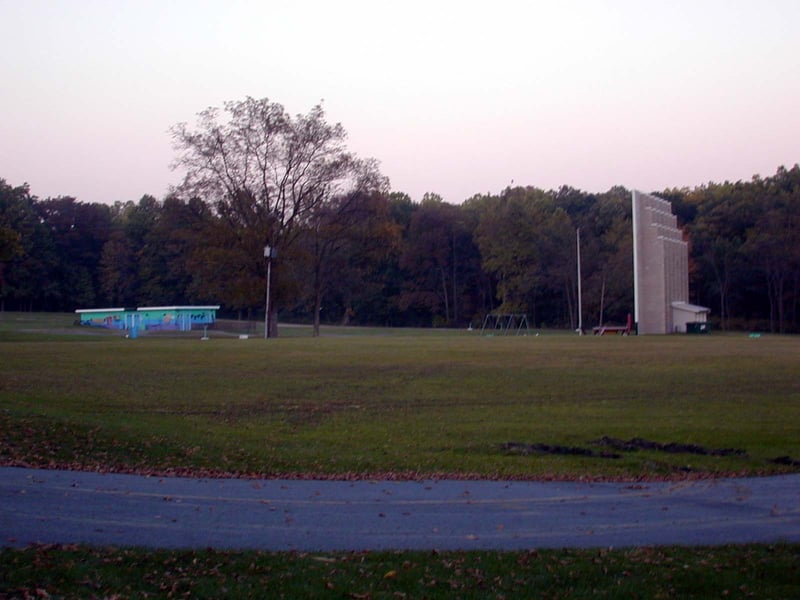 screen tower, projection building