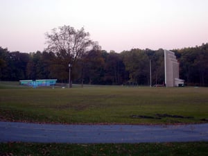 screen tower, projection building