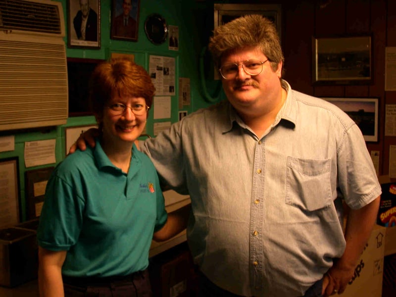 Cindy Beck Deppe with guest, Tim Reed
