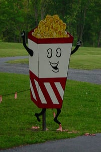 Popcorn greeter